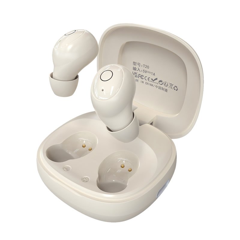 Invisible Earbuds Wireless Bluetooth Earbuds for Android and Iphone with Charging Case – T20